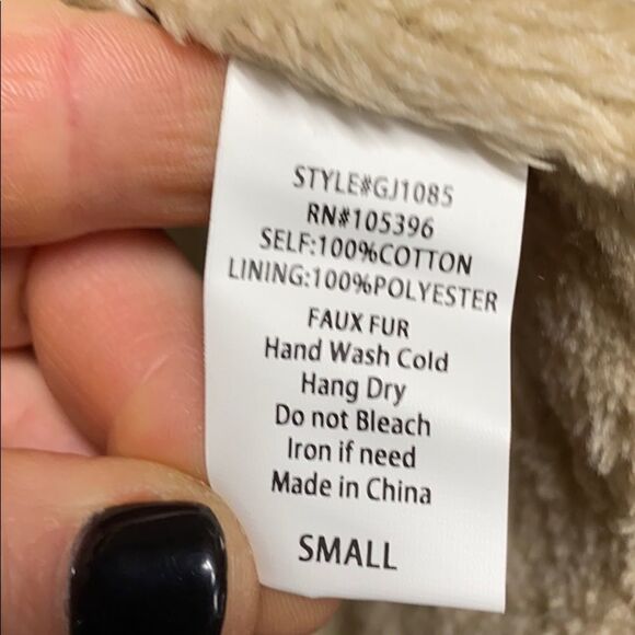 C’ESRROI Mustard Hooded Full-Zip Utility Jacket Size Small - Picture 7 of 8